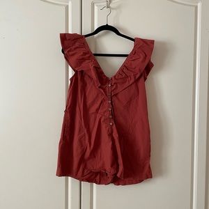 Free People Romper in Rust